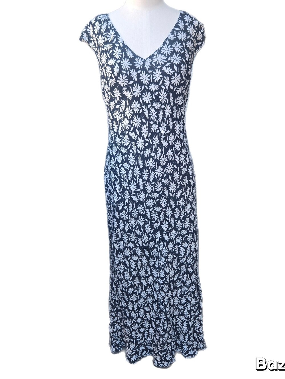 August Silk Long Dress